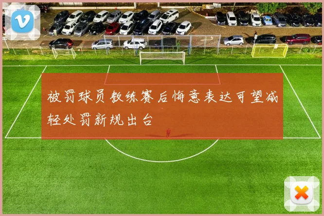 被罚球员教练赛后悔意表达可望减轻处罚新规出台